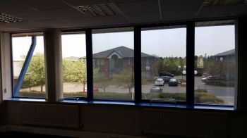 2. Privacy silver anti glare-heat film MWC Chartered accountants - Middlesbrough