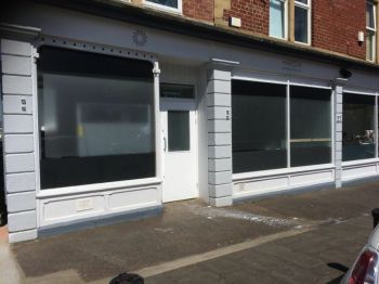 3. Opaque privacy film with Grey vinyl edging Harrissa Cafe Newcastle upon Tyne