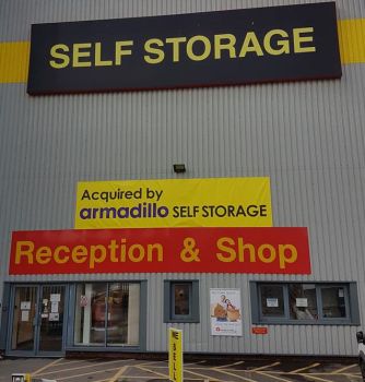 2. Banners installed Armadillo Self Storage Gateshead and Newcastle