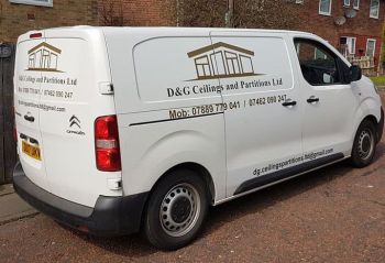 2. Another van All signed up D&G Ceilings and Partitions Ltd 