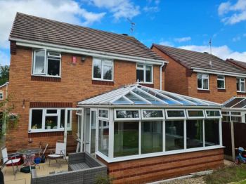 3. Silver 20 Low E solarfilm installed to all roof glazing in Swadlincote, Leicestershire