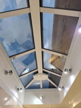 2. Prestige 60 virtually clear solarfilm installed to roof light in Harrow - London