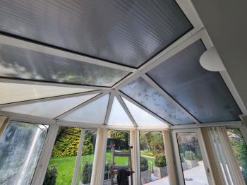 2. Solarcool installed to existing polycarbonate roof panels in Southend-on-Sea - Essex