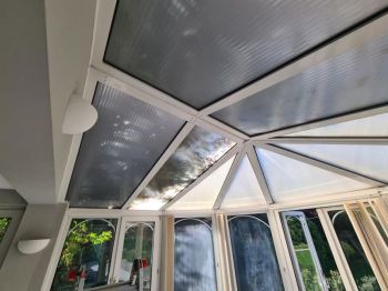 3. Solarcool installed to existing polycarbonate roof panels in Southend-on-Sea - Essex