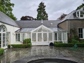 1. Silver 30 installed to all roof glazing reducing in Melrose Scotland.