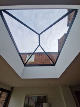 2. Clear UV60 installed to bi-fold doors and Skylight