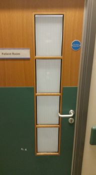 Stepping Hill hospital Manchester Privacy vinyl 